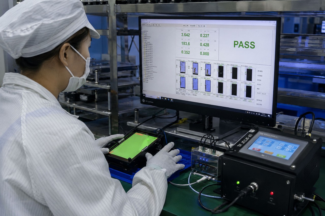 OEM iPhone screen factory testing OEM iPhone screen factory testing