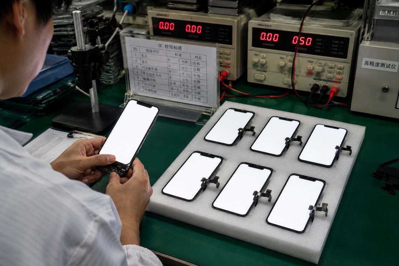 iPhone LCD quality control iPhone LCD quality control