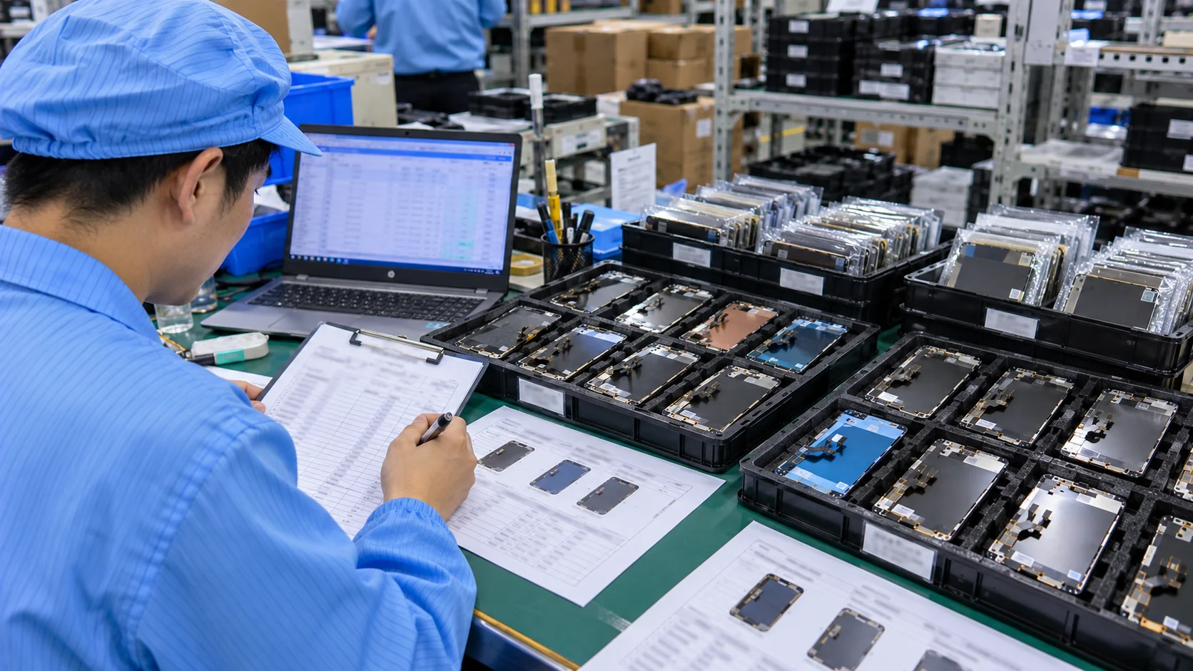 Mixed-model iPhone LCD wholesale order planning