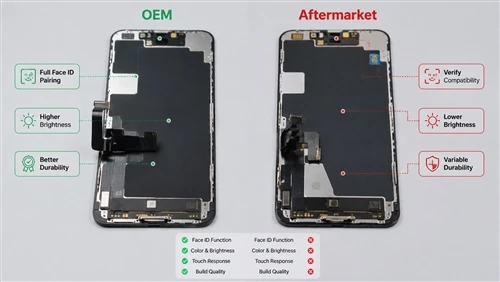 Original vs Aftermarket iPhone Screens